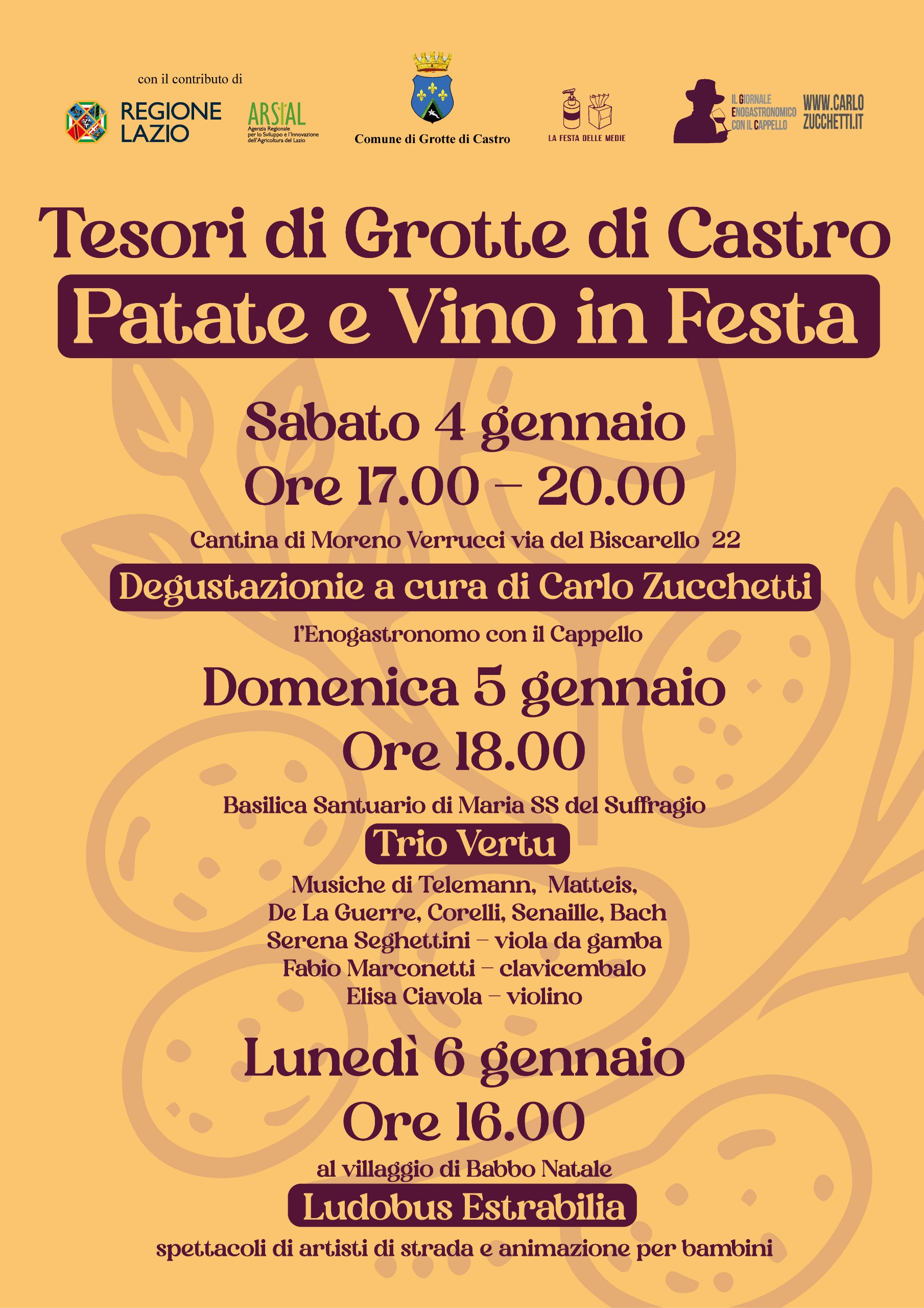 Tesori di Grotte di Castro. Patate e vino in festa